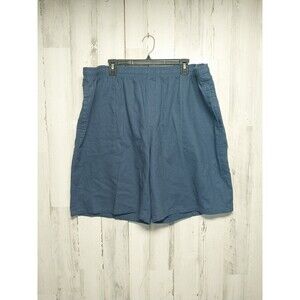Vermont Country Store Men's XL Linen Blend Drawstring Shorts